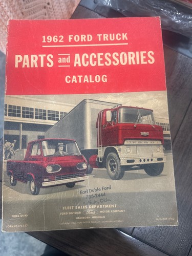 1962 ford truck parts catalog - 1962,
