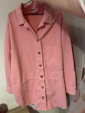 ladies zara pink oversized