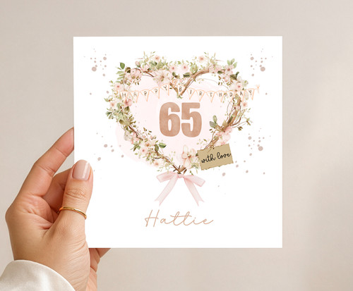 Personalised 65th birthday - 65th,