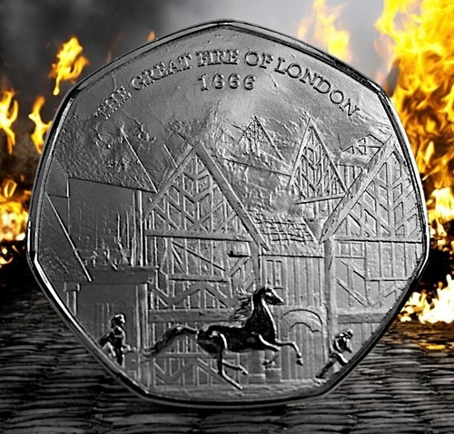 The great fire london 1666 - london,