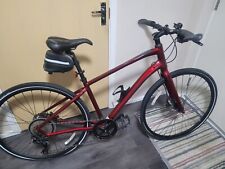 RIDGEBACK BIKE 17"  , HYDRAULIC DISC BRAKES  10 SPEED HYBRID THREE 6 FIVE