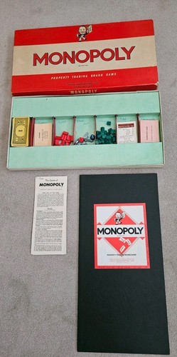 Monopoly board game vintage - game,