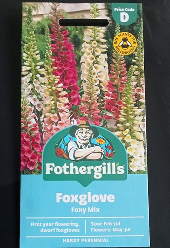 Fothergill foxglove seeds - mr,