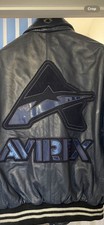 Avirex Blue Leather Jacket