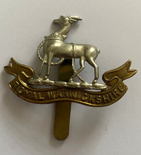 The Royal Warwickshire Regiment Original Cap Badge