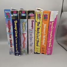 Lot Of 7 Barney VHS Tapes