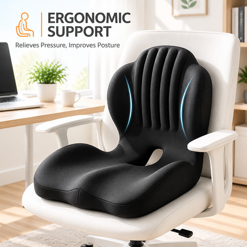 Ergonomic memory foam seat - memory,
