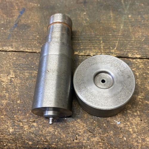 Fly press rigid dimple - press, die