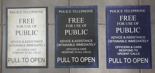 Doctor who police box - who, a4