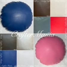 Handmade Leather Semi PU Round