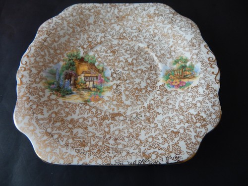 Vintage cake plate - vintage,