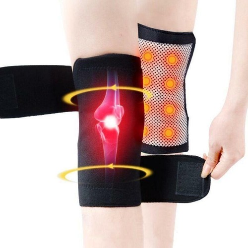 Magnetic knee brace self - brace,