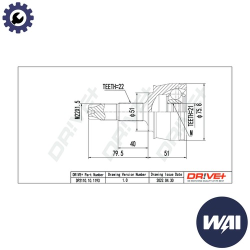 Joint kit drive shaft - kit,