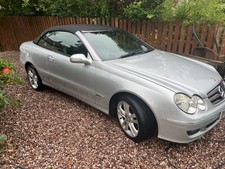 Mercedes MERC CLK 200 KOMPRESSOR AVANTGARDE AUTO 2006 CONVERTIBLE SILVER / BLACK
