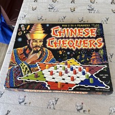 Vintage Chinese Chequers Board