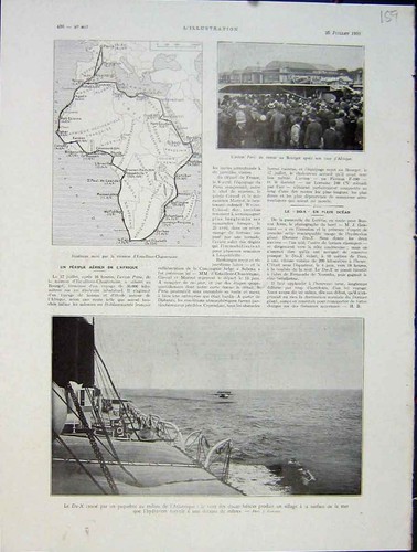 Original old vintage print - original,