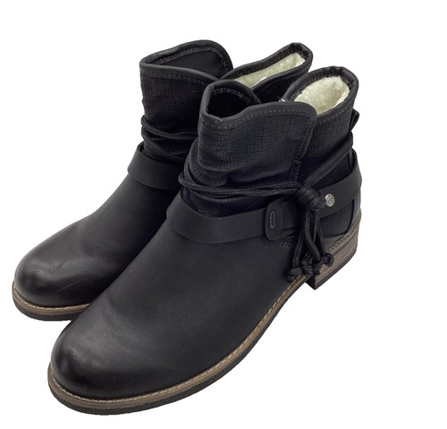 Rieker 94689 black - rieker, faux