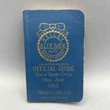 RARE Vintage Kelley Blue Book