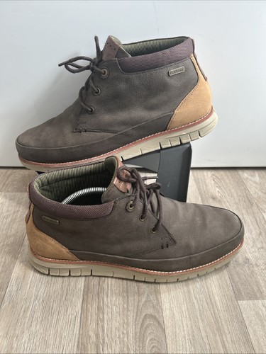 Men brown leather barbour - men’s,