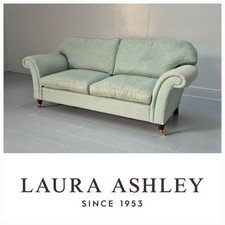 Beautiful Laura Ashley Mortimer sofa, 226cm, Dalton Grey Green fabric, RRP £2100