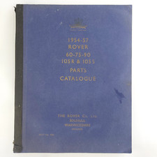 Parts Catalogue 1954-67 Rover