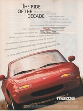 Print Ad 1996 Mazda Miata MX-5