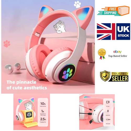 Wireless cat ear headset - ear,