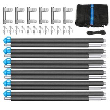 15FT Trampoline Enclosure Net with Universal Trampoline Replacement Enclosure