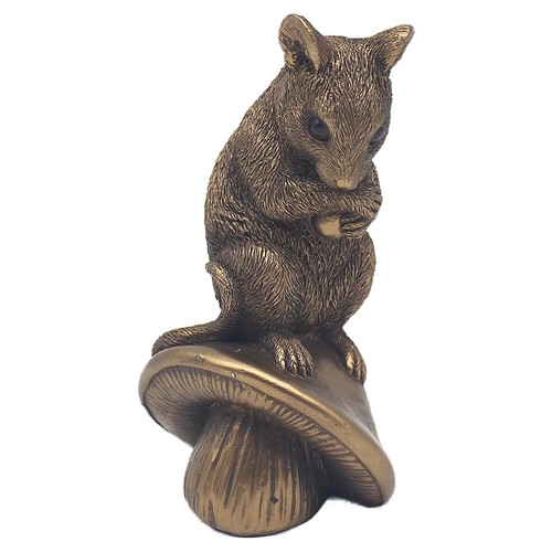 Bronze mouse mice ornament - bronze,