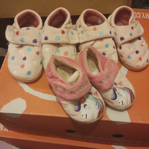 Girls slippers pairs - slippers, x3