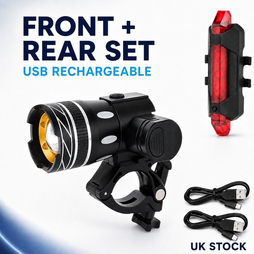 Usb rechargeable led bike - usb,