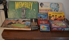 Vintage football board games. Collection of 8