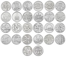 Ten Pence 10p 2018/2019 UNCIRCULATED A to Z Coins Royal Mint Coin Hunt Free P&P
