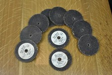 10 x English Abrasives 3" x 3/8" x 3/8" Bore Grinding Wheel,Unused Old Stock