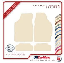 Fits Honda CRX Inc Camm Tail 1988-1991 Hitech Beige Luxury Tailored Car Mats