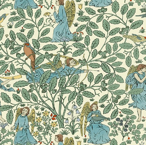 Dolls house wallpaper 12th - wallpaper, 1/12th
