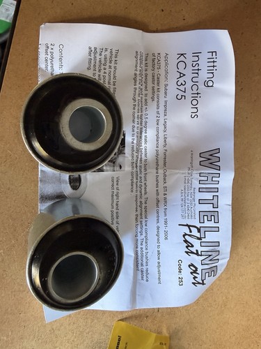Subaru whiteline castor - subaru,