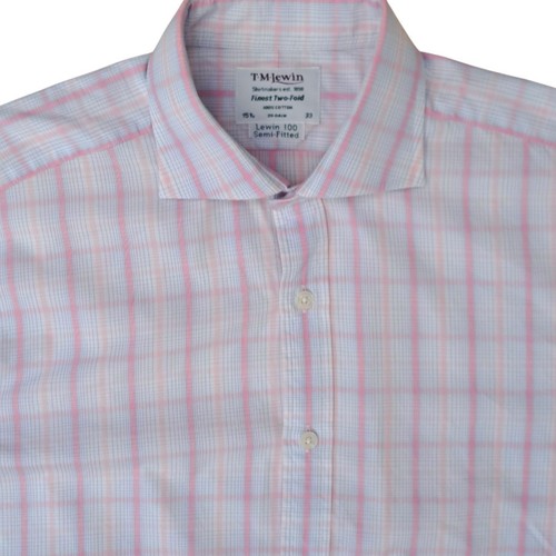 Lewin 100 shirt mens - tm, 15.5