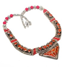 Red Coral Necklace Tibetan