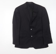 Baumler Men's Blue Wool Suit