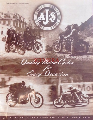 Motorcycles for every - a.j.s.,