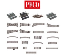 Peco Track for Model Railways Code 100 Setrack OO Gauge - Choose From List