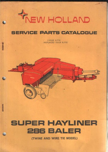 New holland baler 286 - 286, hayliner