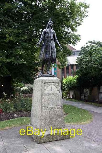 Photo 6x4 statue pocahontas - 6x4, of