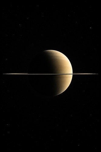 Saturn rings edge planet - rings,