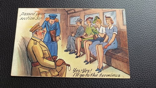 Ww2 british humour - humour, postcard