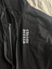 Chrome hearts black zip hoodie