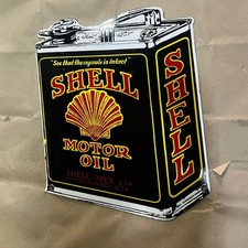 SHELL MOTOR OIL PORCELAIN