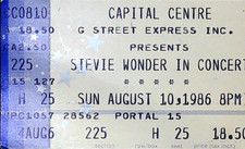 Stevie Wonder Concert Ticket