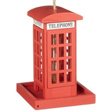 Telephone Box Bird Feeder -